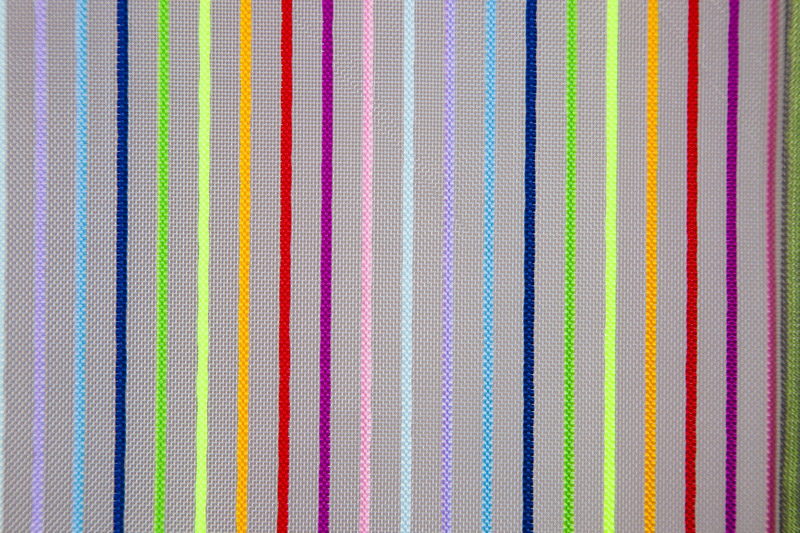 Rideau Moustiquaire L1xH2,20m rayures multicolores - MOREL