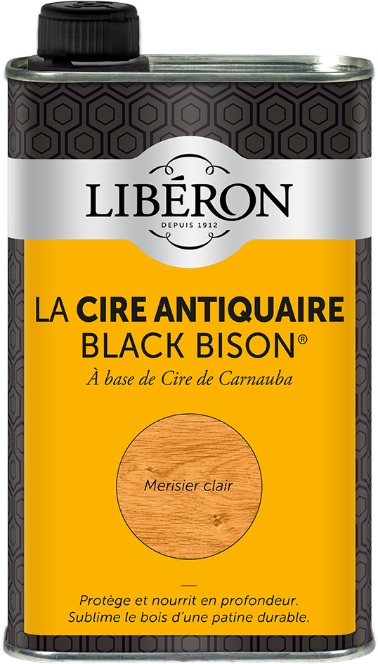 Cire antiquaire « black bison » liquide 0.5l - Merisier clair -LIBERON