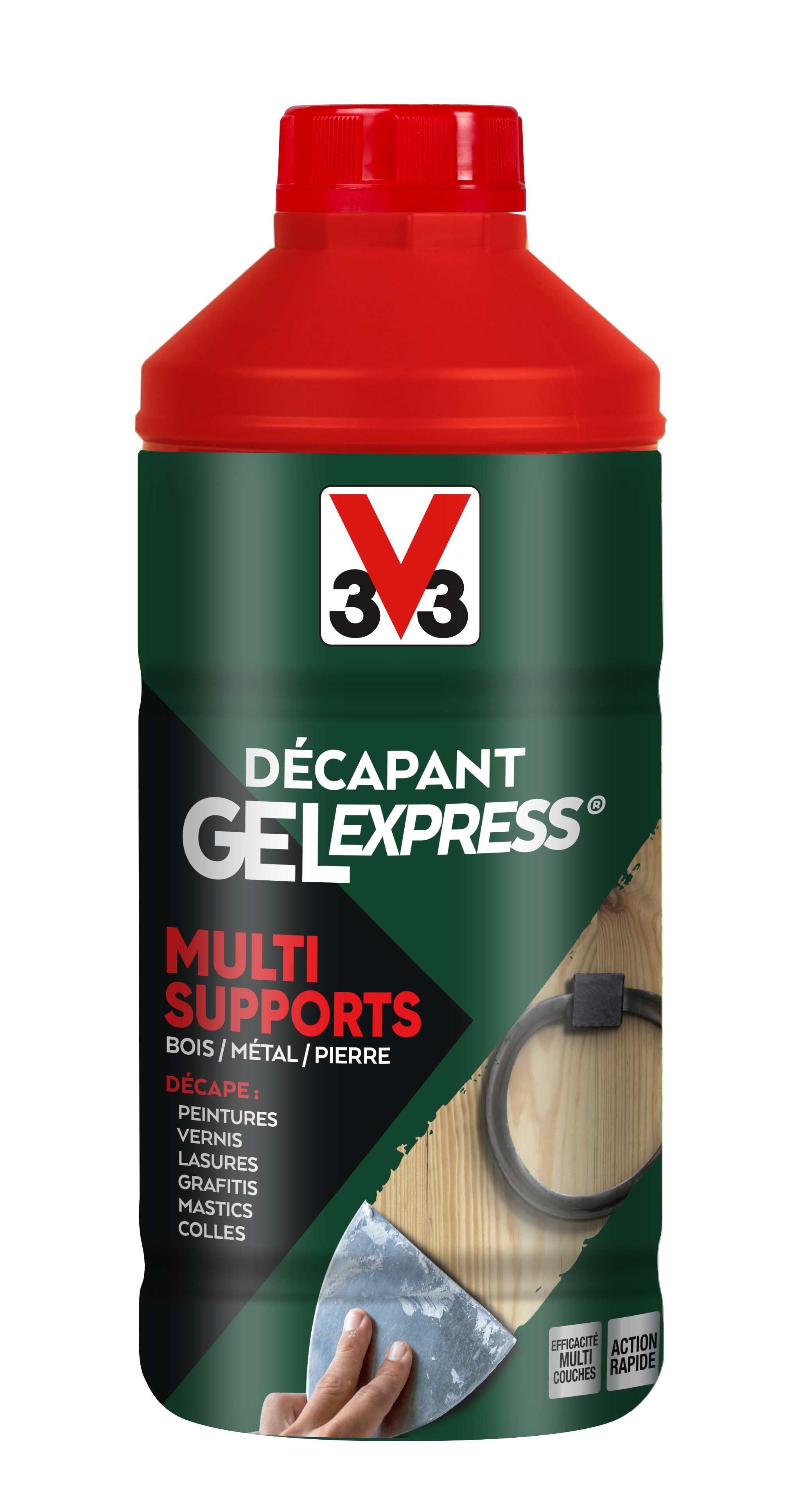 Décapant gel express multisupport 1l - V33