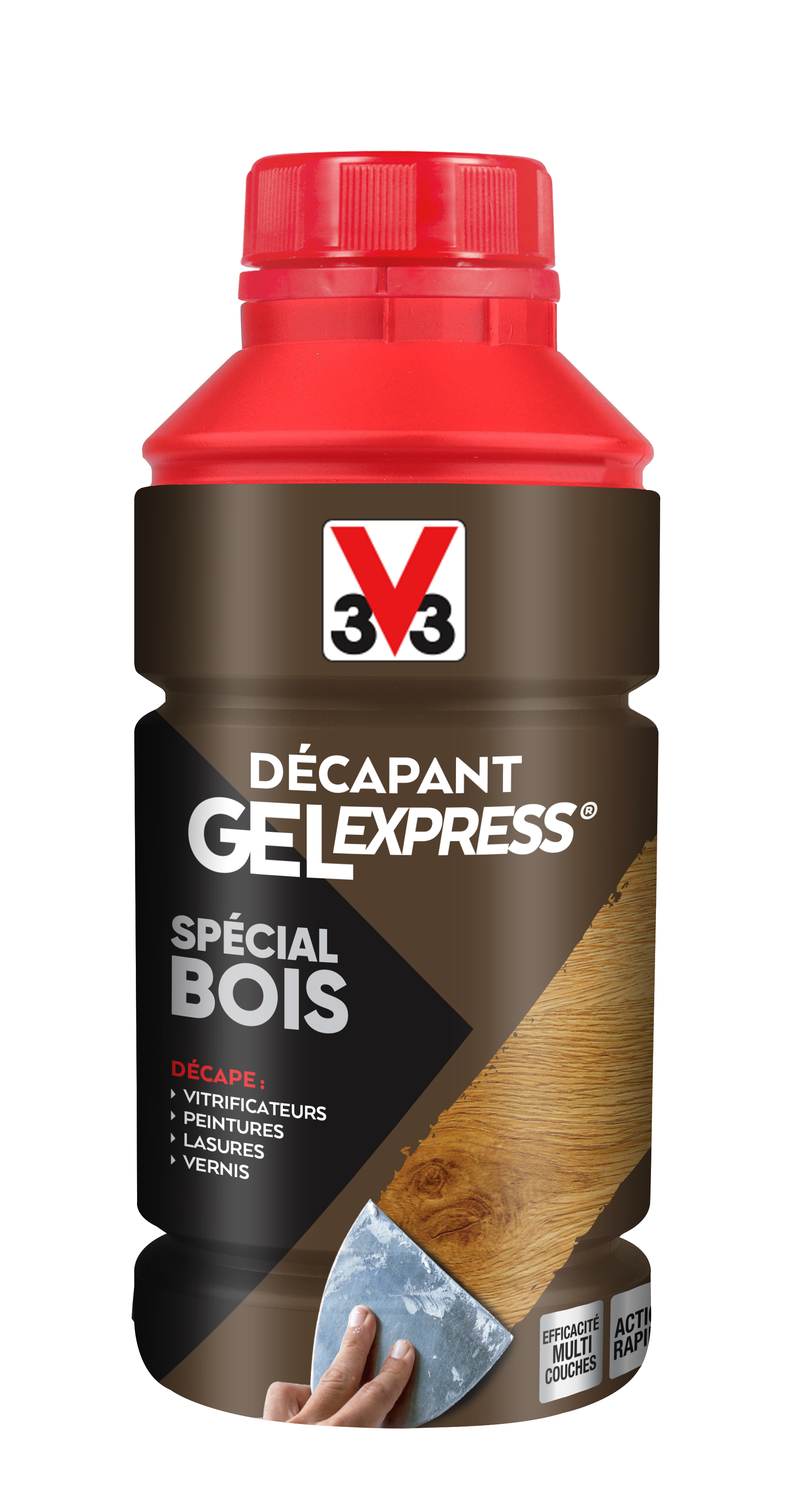 Décapant Gel Express Spécial Bois 0.5L - V33