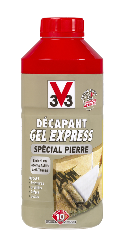 décapant gel express spécial pierre 1l - V33