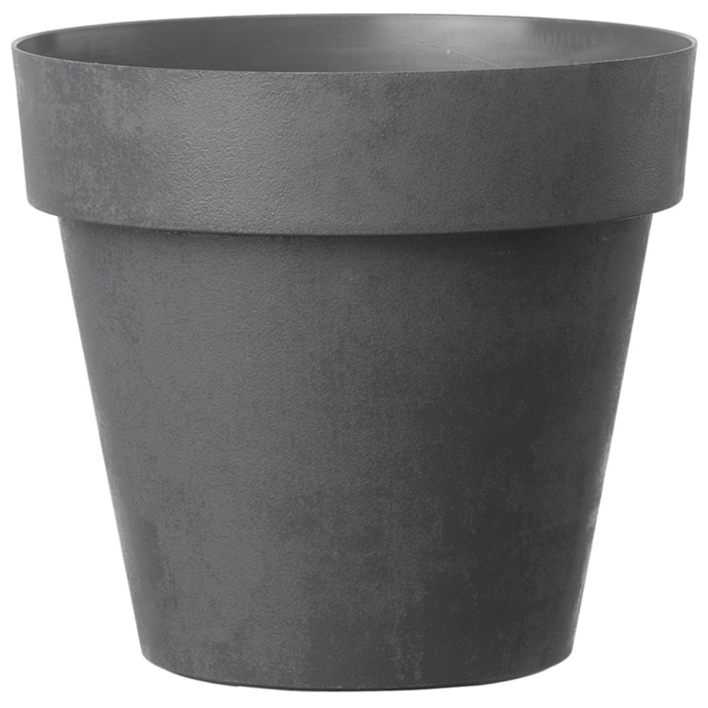 Pot de fleurs Vaso Like R anthracite Ø18x16,5cm