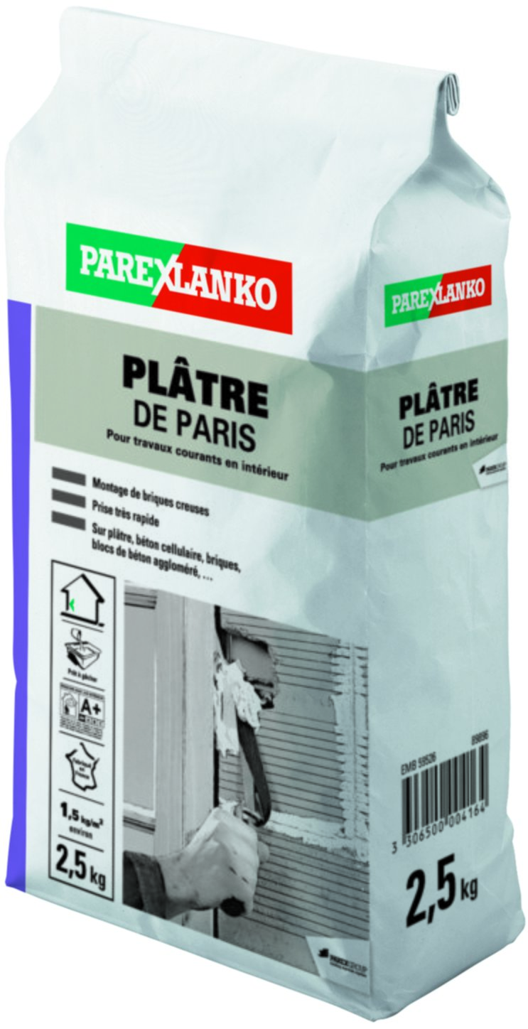 Plâtre de Paris 2,5kg - PAREXLANKO