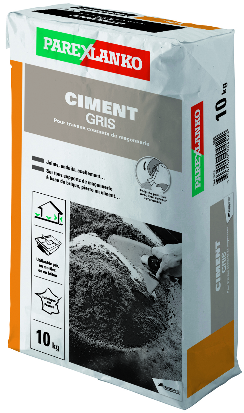 Ciment gris 10kg - PAREXLANKO