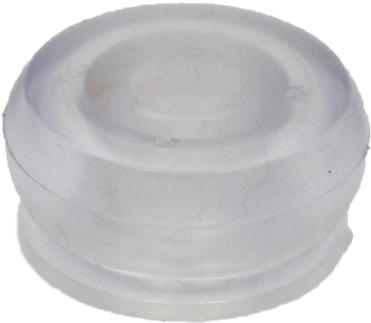Butée élastique petit modèle transparent Ø30xh15mm - GPI