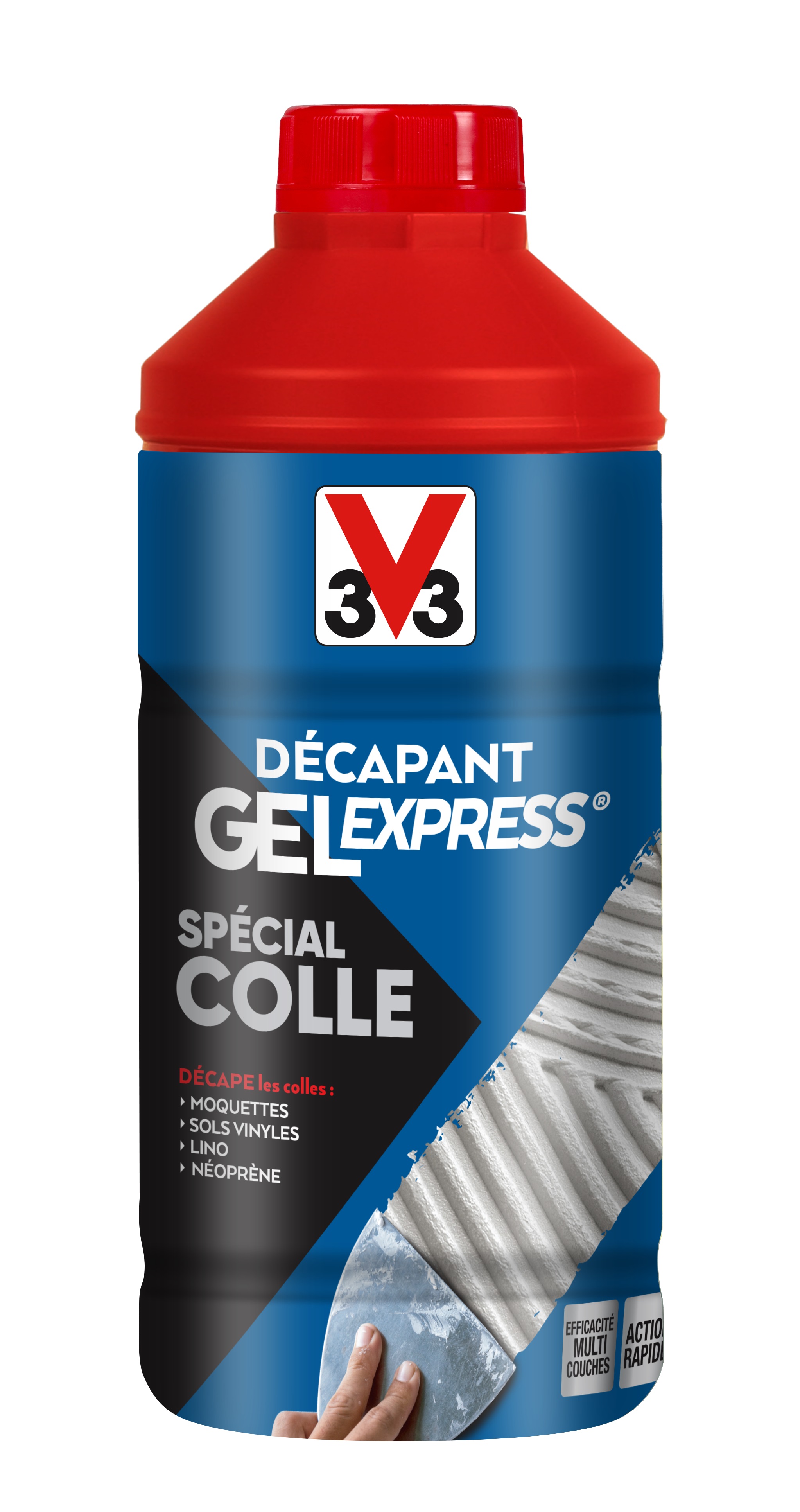décapant gel express spécial colle 1l - V33