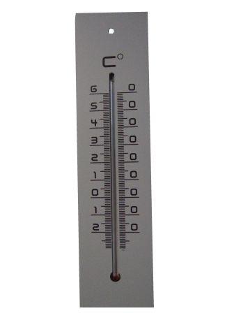 Thermomètre bois gris 30 cm - STIL
