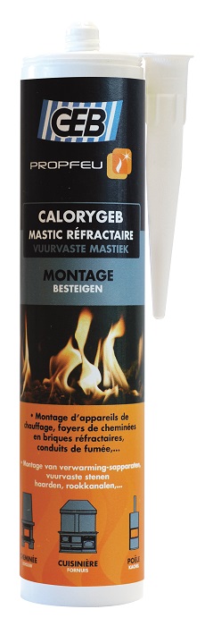 Mastic réfractaire Calorygeb 310 ml - GEB