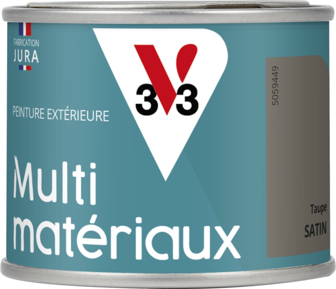 peinture multisupport direct protect satin 125 ml Taupe - V33