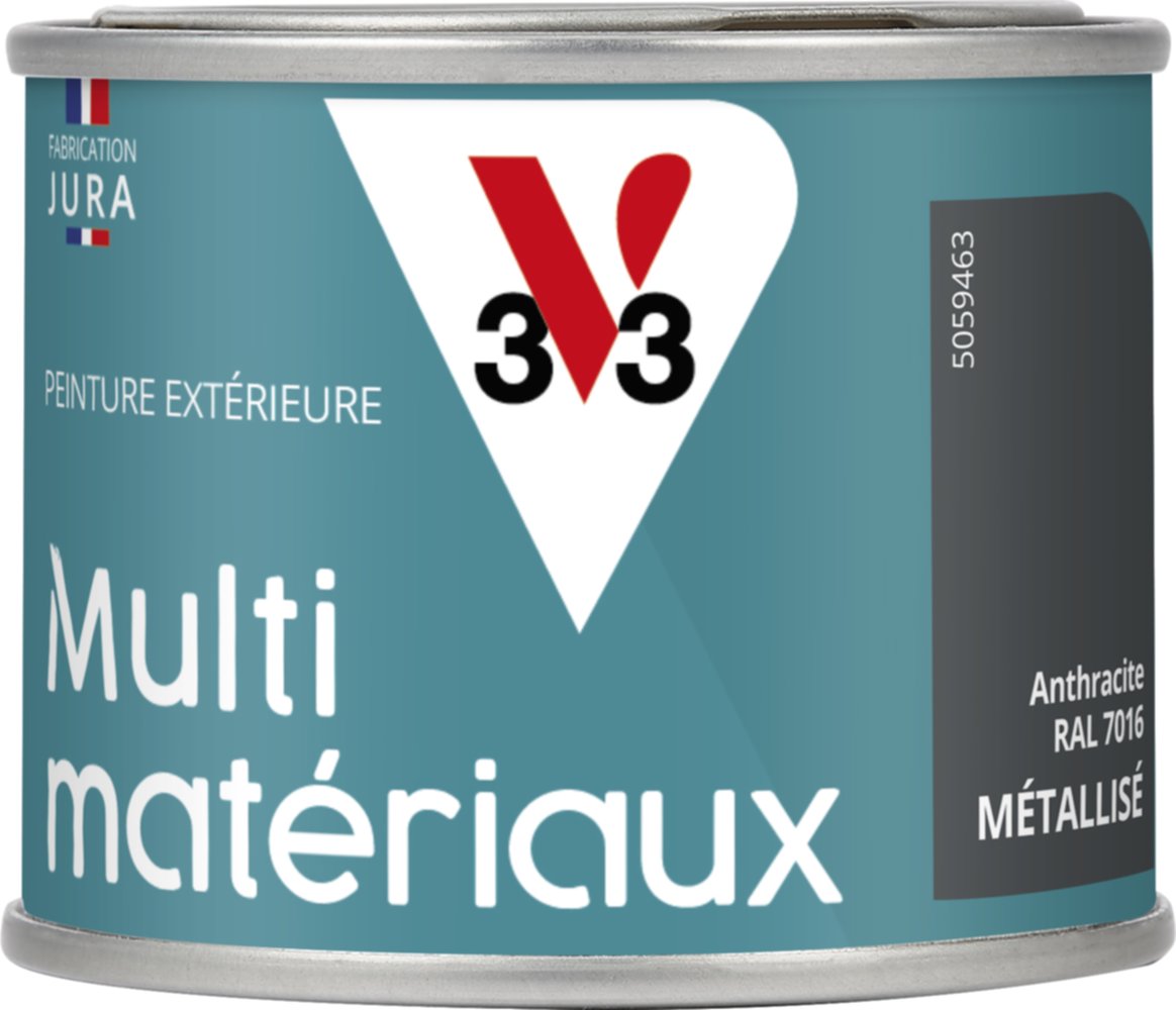 Peinture Multi-supports Direct Protect Métallisé 125 ml Anthracite - V33