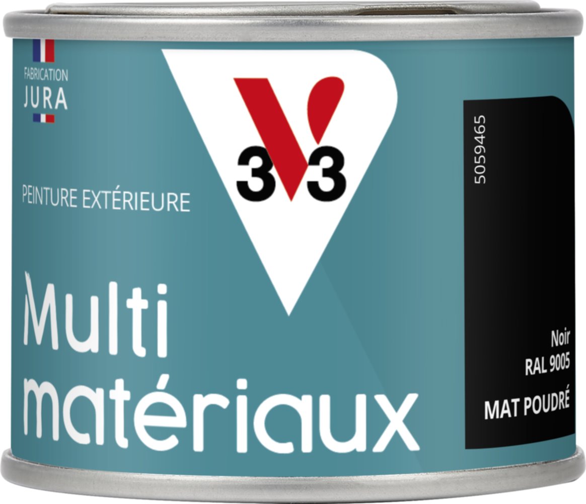 peinture multisupport direct protect poudré 125 ml Noir- V33