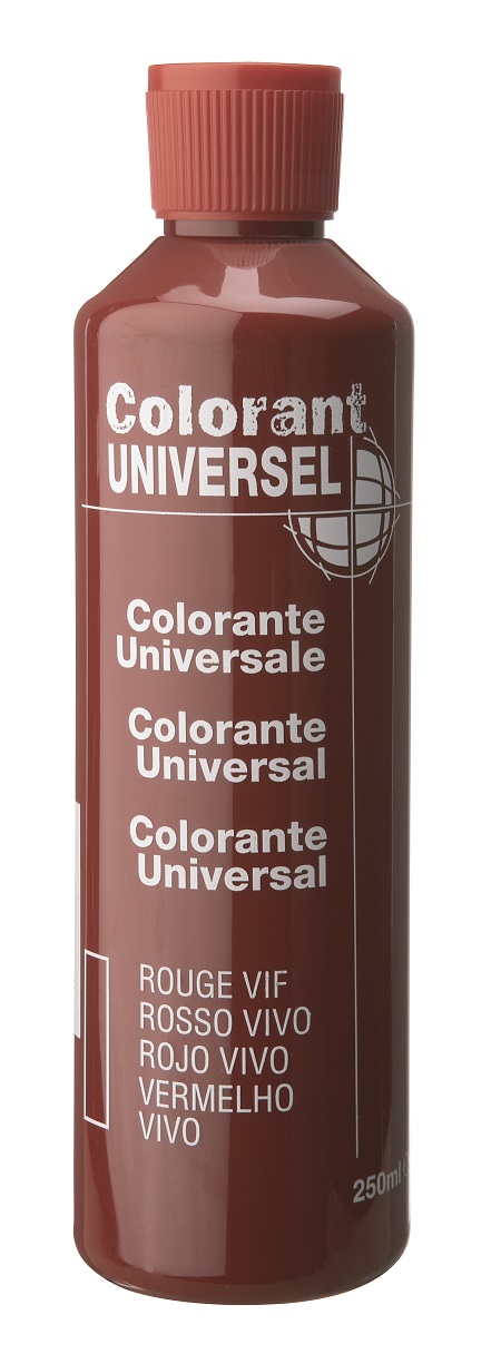 Colorant universel pour peinture oxyde rouge 250ml