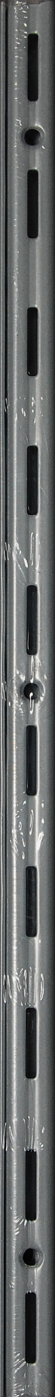 Crémaillère simple gris en acier, h150cm, entraxe 50mm - DURALINE