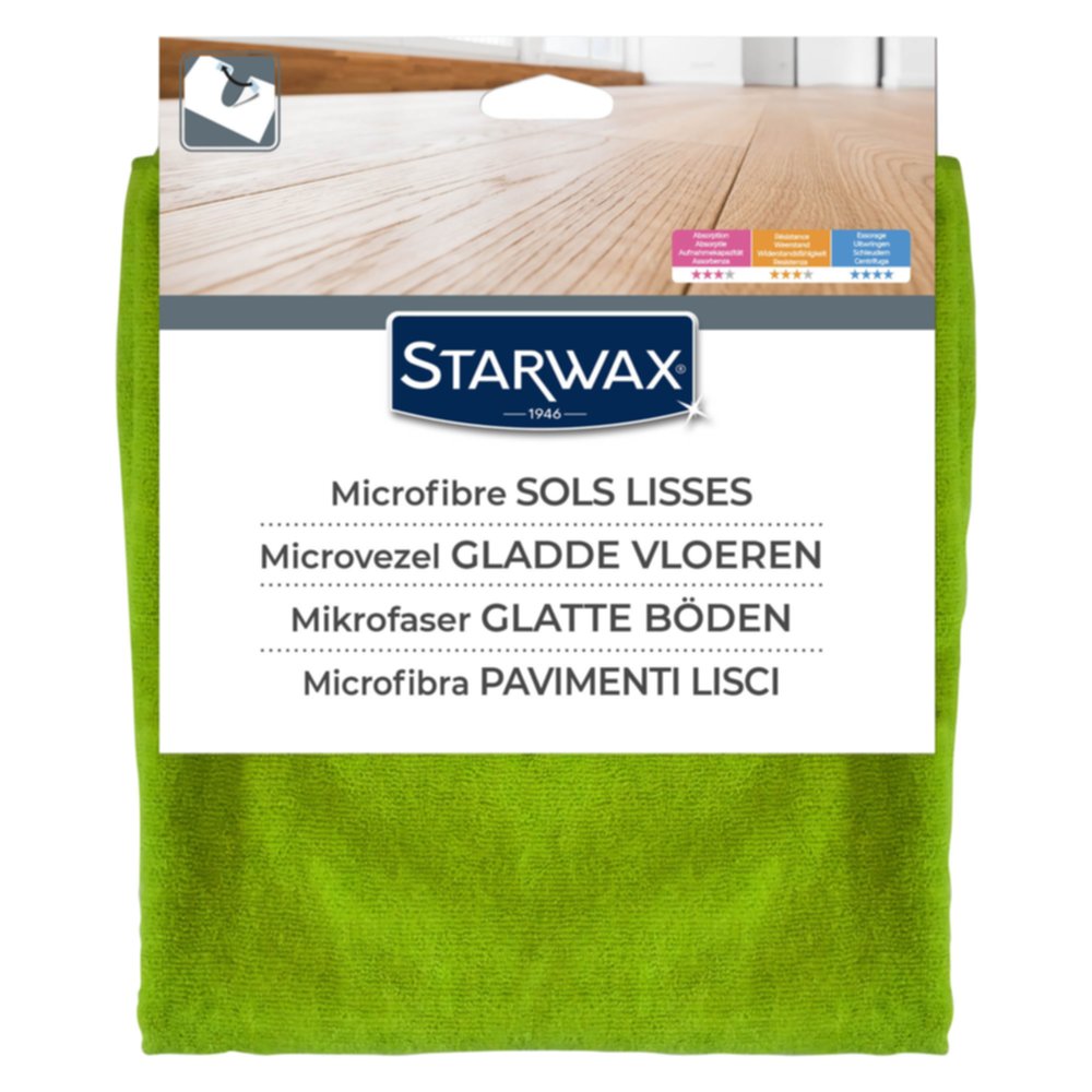 serpillère microfibre multiusage pour sols lisses - STARWAX