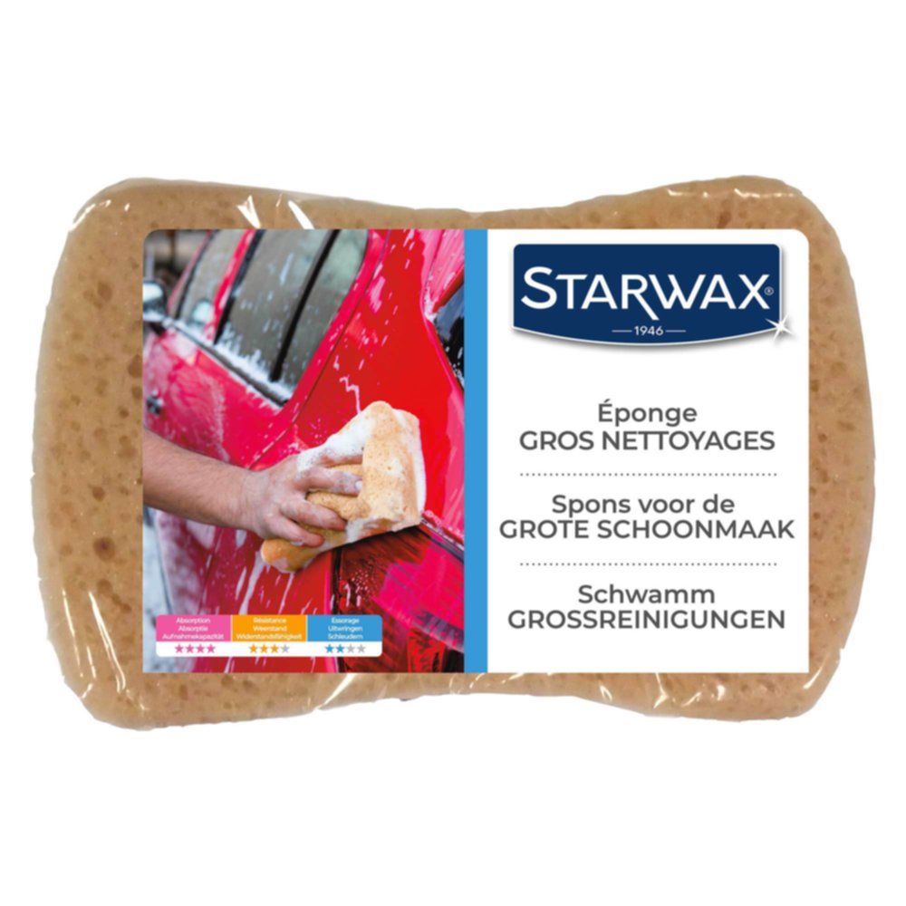 eponge gros nettoyage synthétique - STARWAX