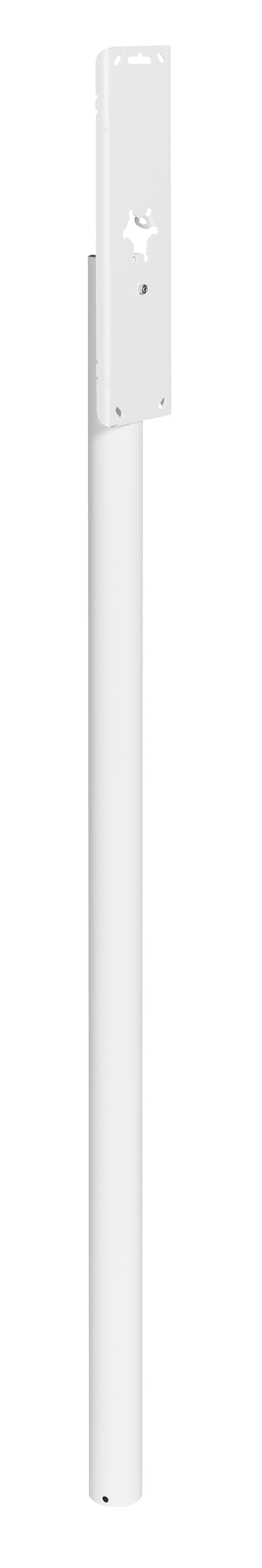 Piquet de boîte aux lettres cylindrique blanc 110 x 45mm - DECAYEUX