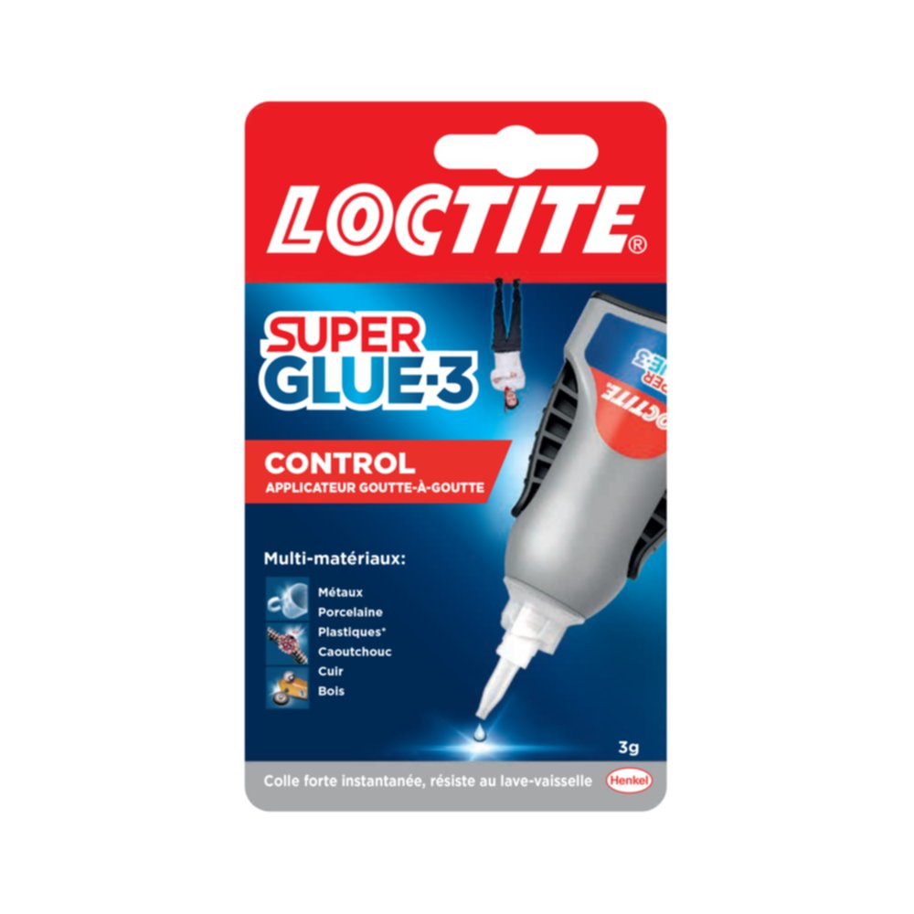 Colle Super Glue-3 Control 3gr - LOCTITE