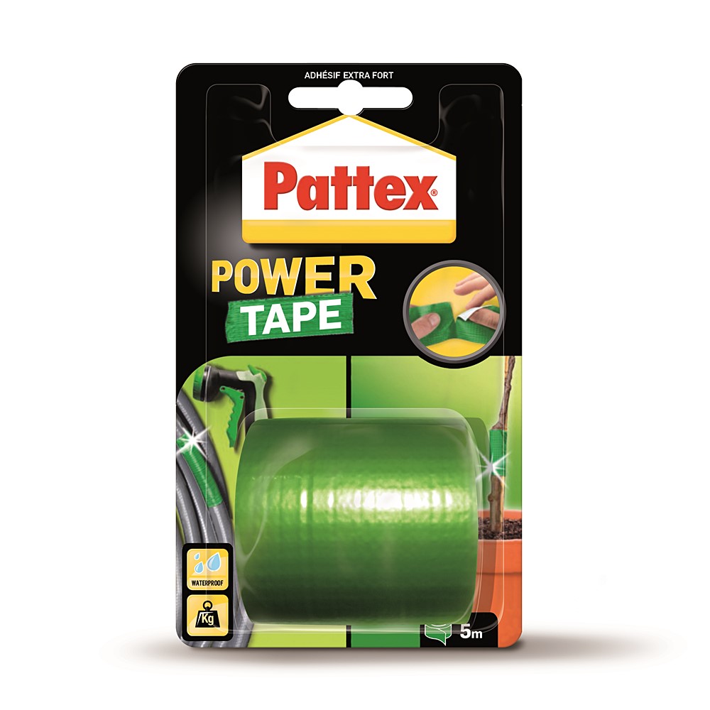 Pattex adhésifs réparation power tape vert blister 5m - PATTEX
