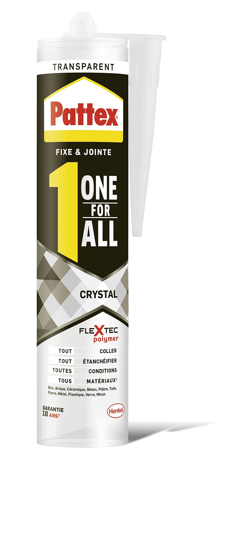 Colle Ni Clou Ni Vis 100% Fixe et Jointe Crystal 290gr - PATTEX