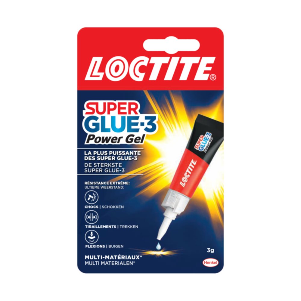 Colle Super Glue-3 Power Gel 3gr - LOCTITE