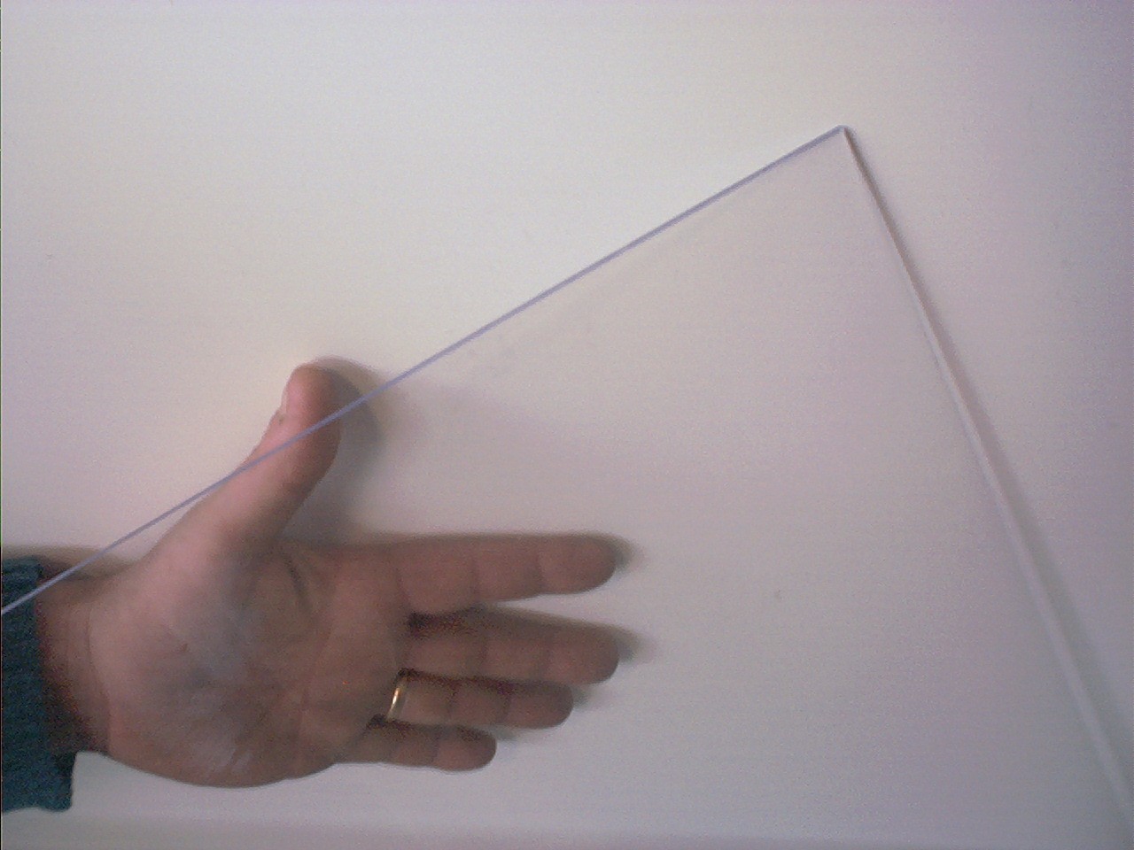 Plaque lisse transparent 50 x 100 cm +/- 4mm