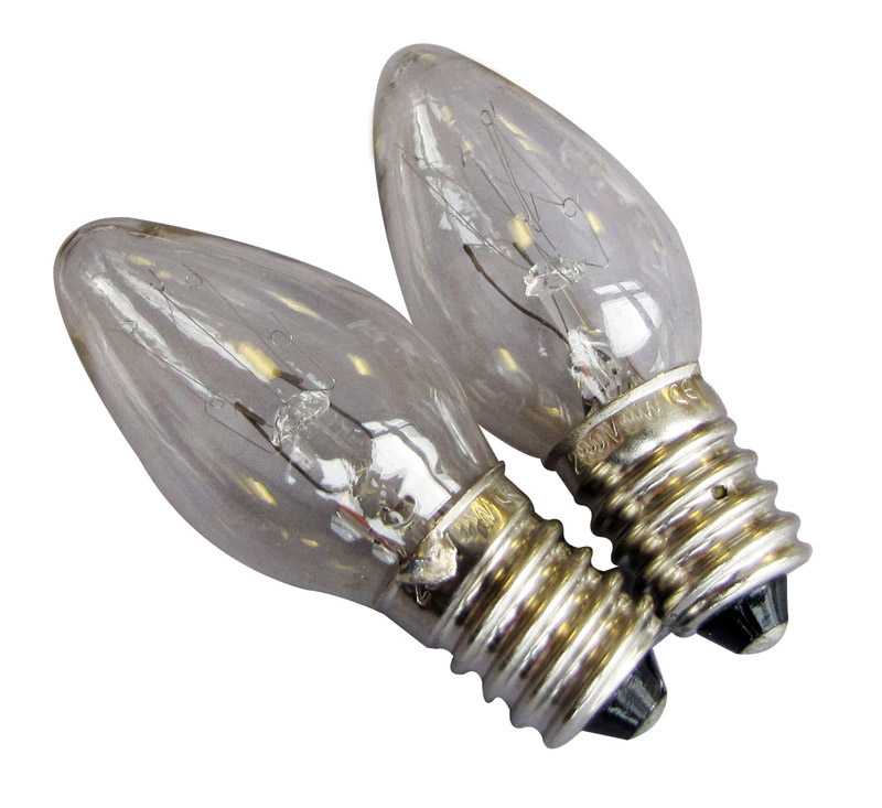 2 Ampoules verre clair basse consommation - TIBELEC