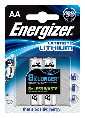 2 piles ultimate lithium - AA - ENERGIZER