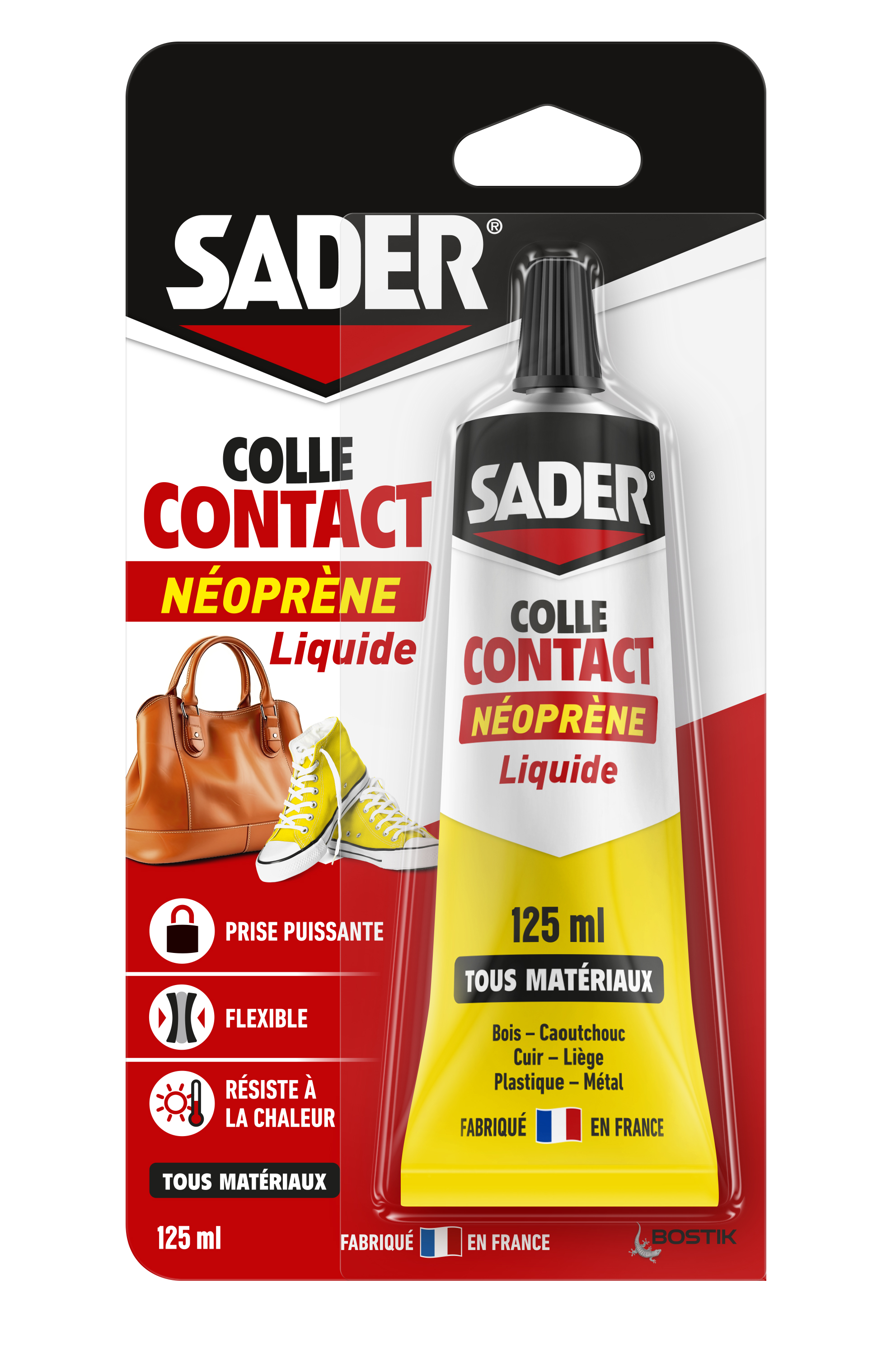 Colle Contact Néoprène Liquide Tube 125ml - SADER