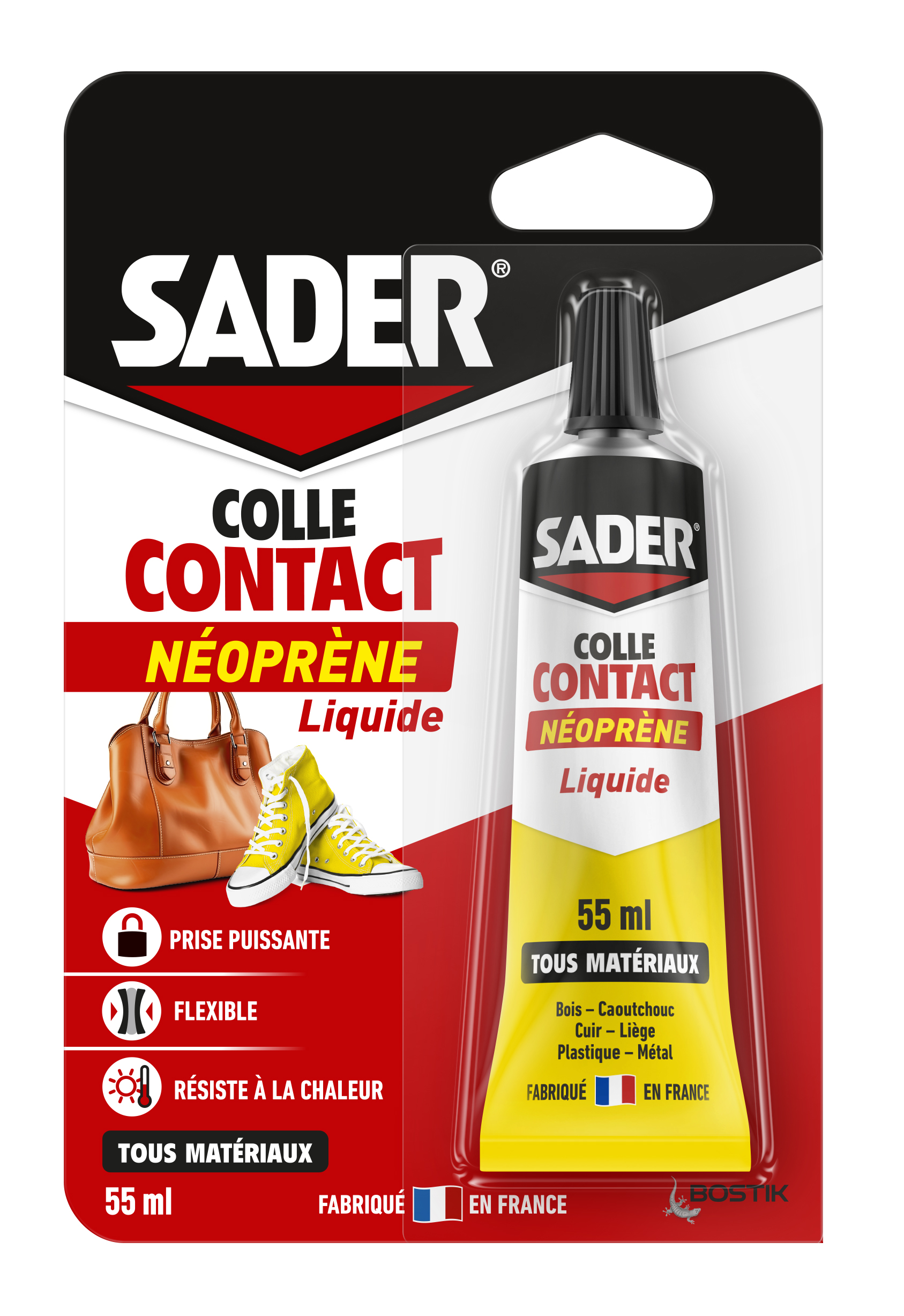 Colle Contact Néoprène Liquide Tube 55ml - SADER