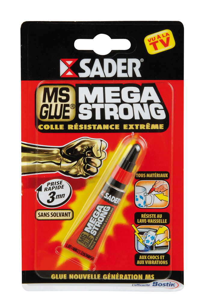 Colle Répare Tout MS Glue Mega Strong 5gr - SADER