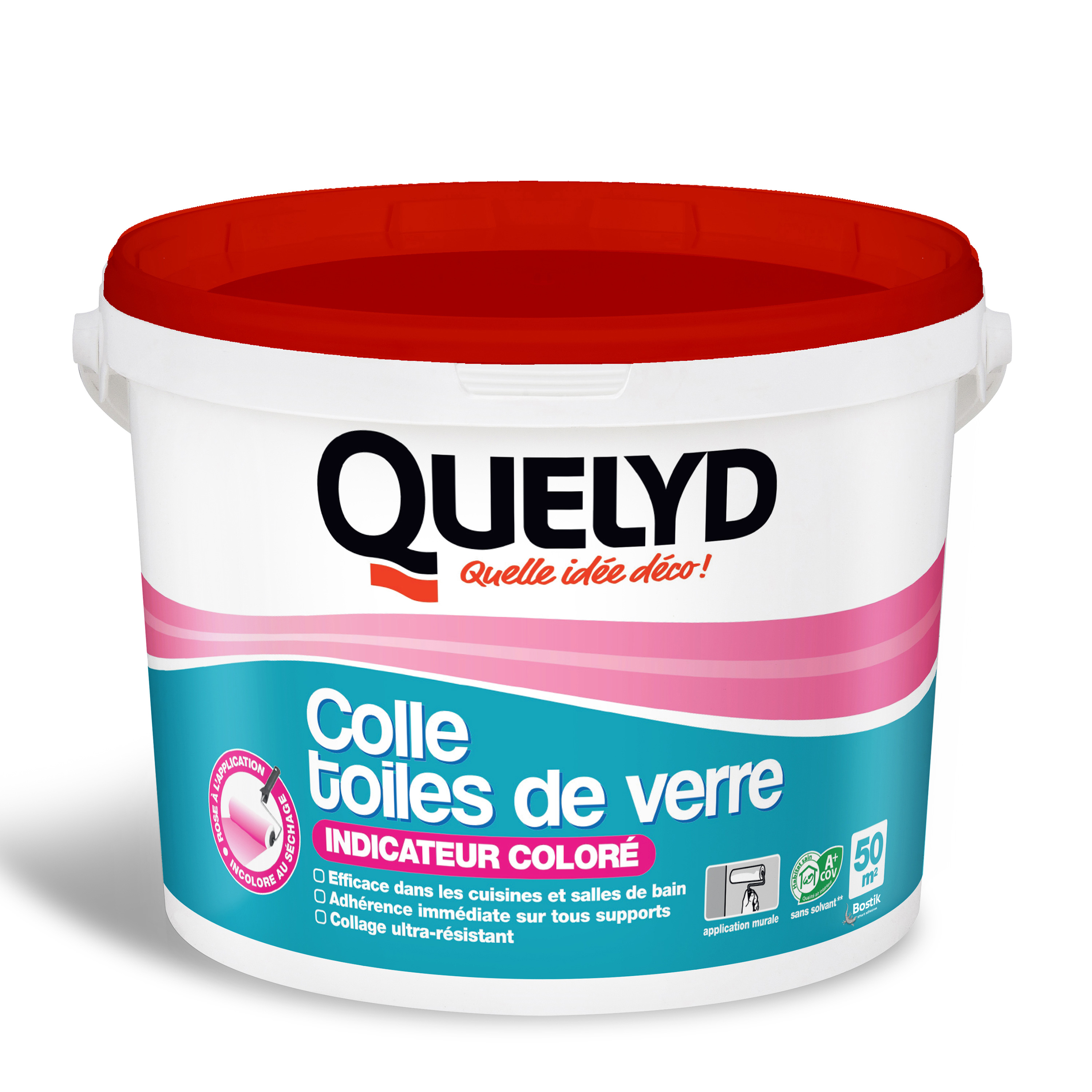 Colle Toile de Verre avec Indicateur Coloré 10kg - QUELYD