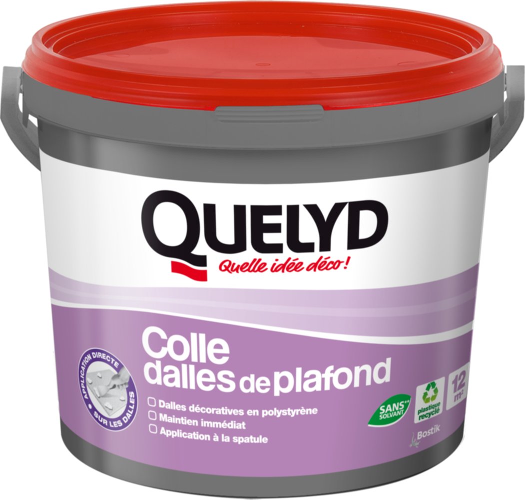 Colle Dalles de Plafond Polystyrène Seau 4kg - QUELYD