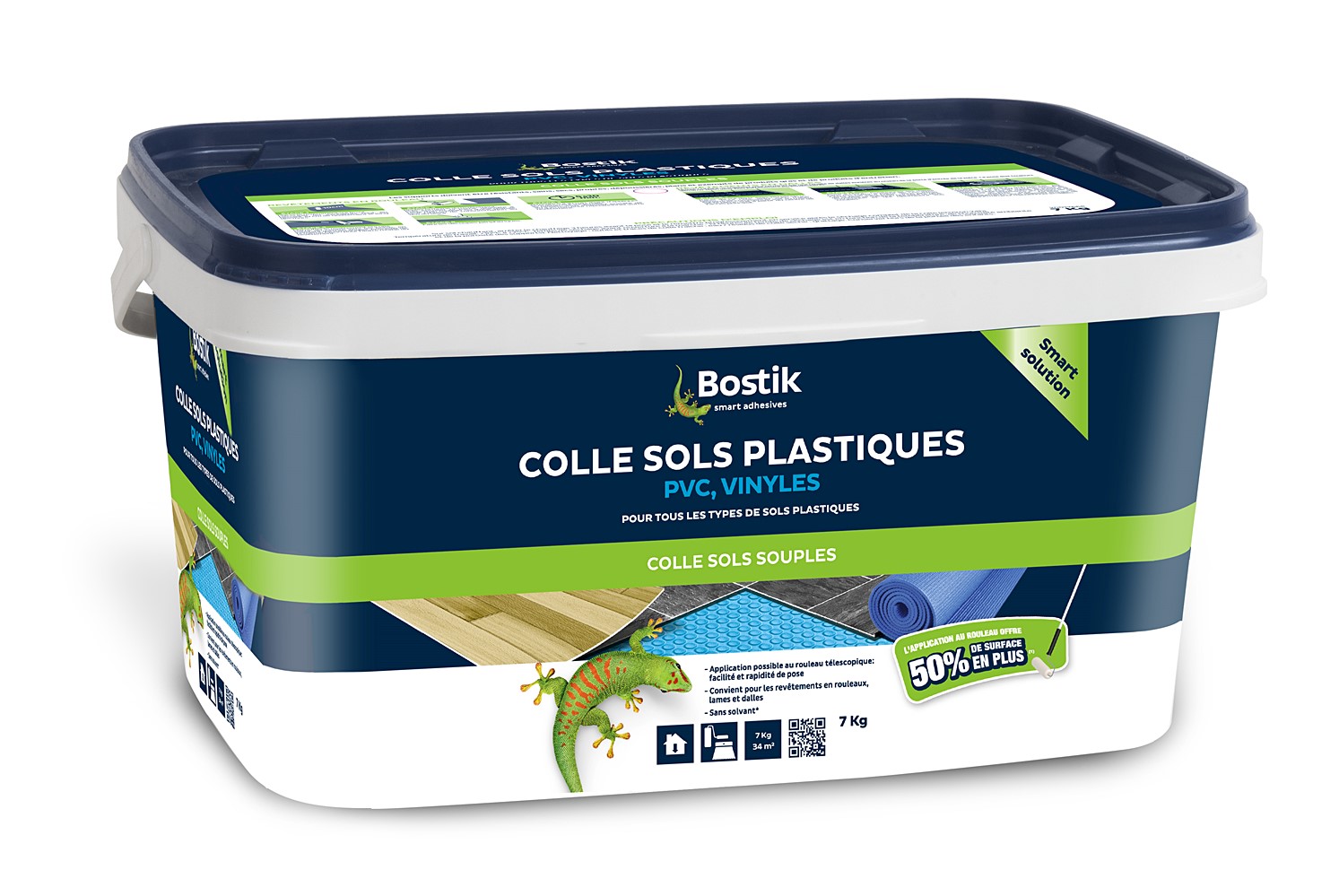 Colle Sols plastiques PVC Vinyles 7kg - BOSTIK