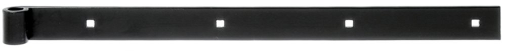 Penture bout droit Ø14mm 3,5x50cm noir - ALBERTS