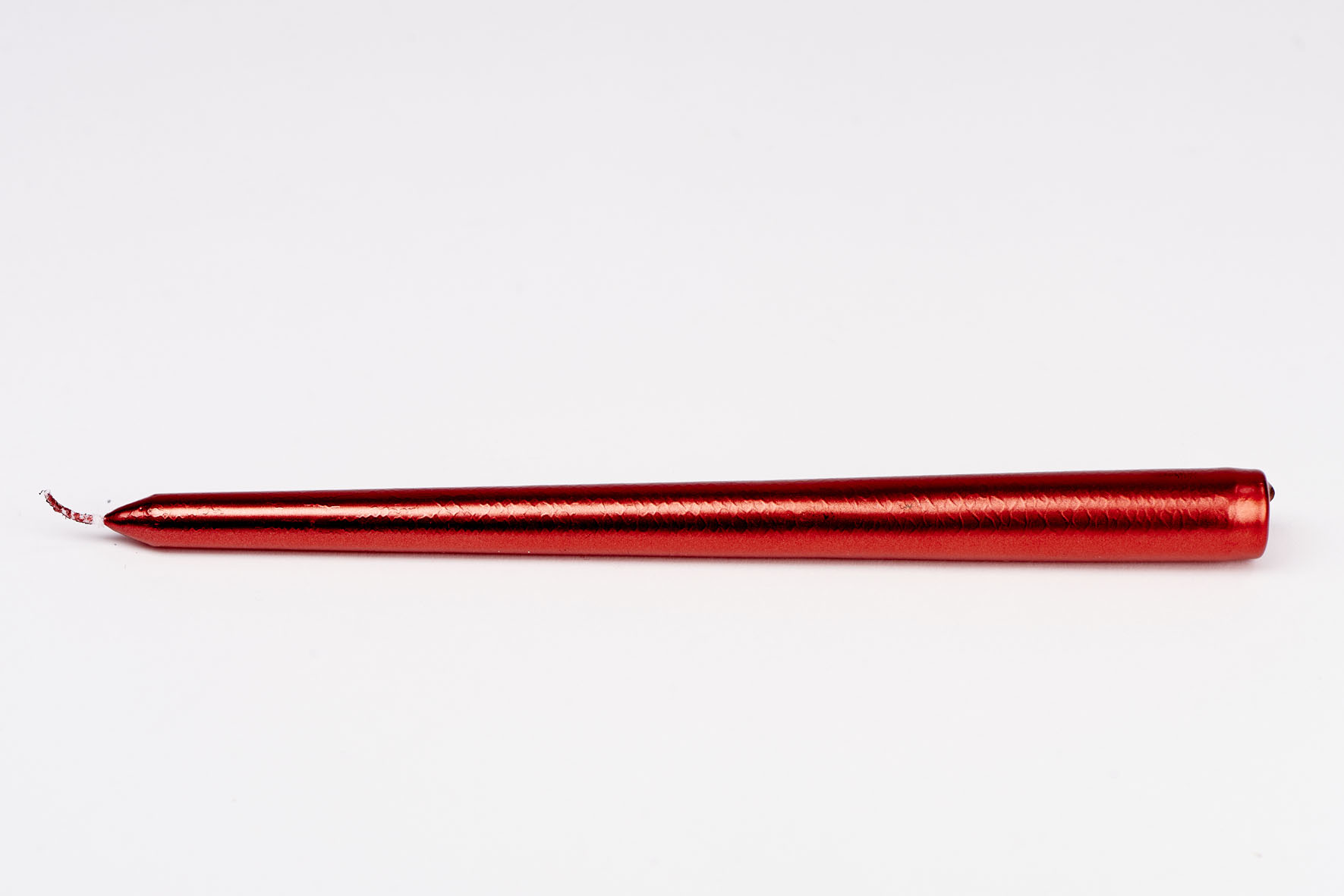 Bougie lisse rouge 25cm 