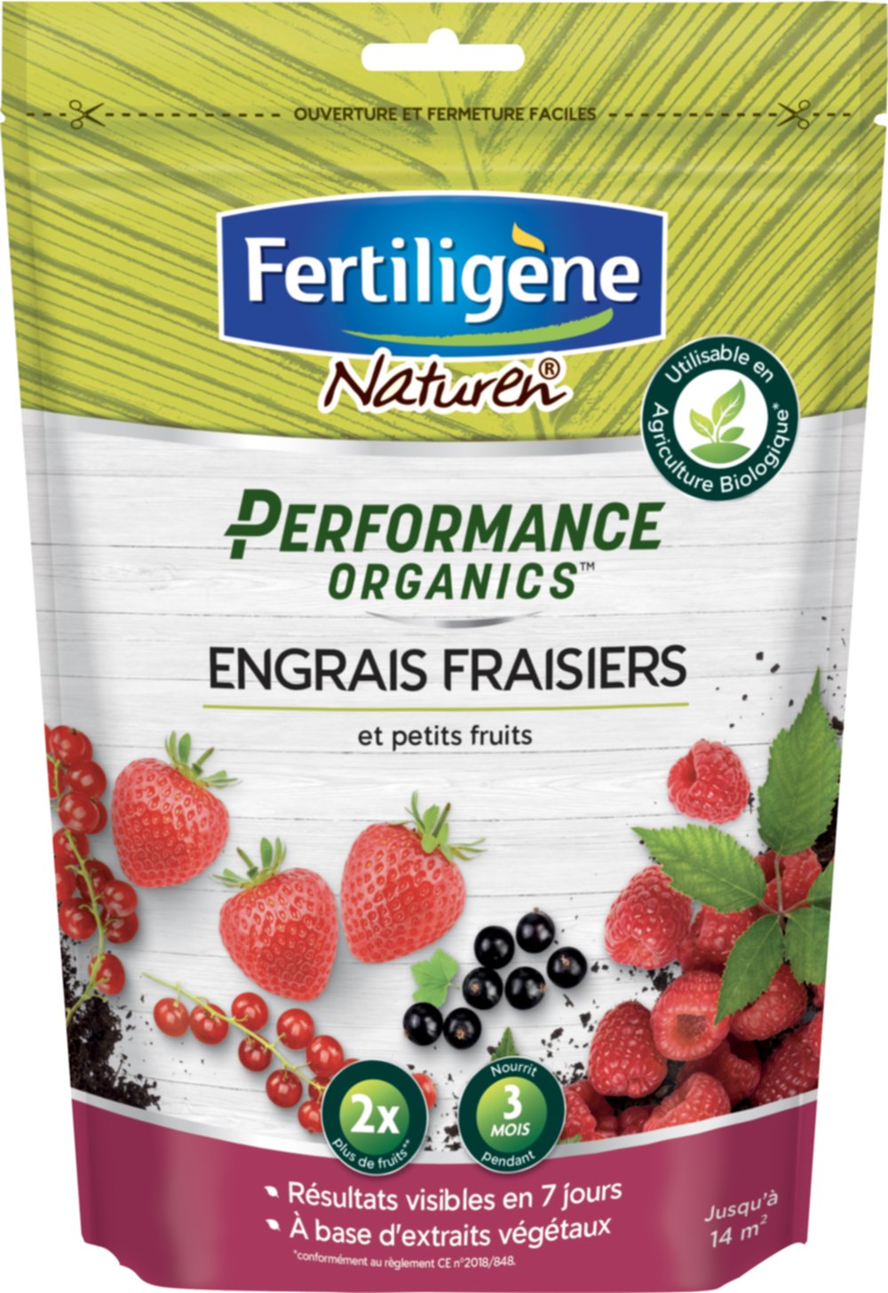Performance organics Engrais fraisiers er petits fruits uab 700g