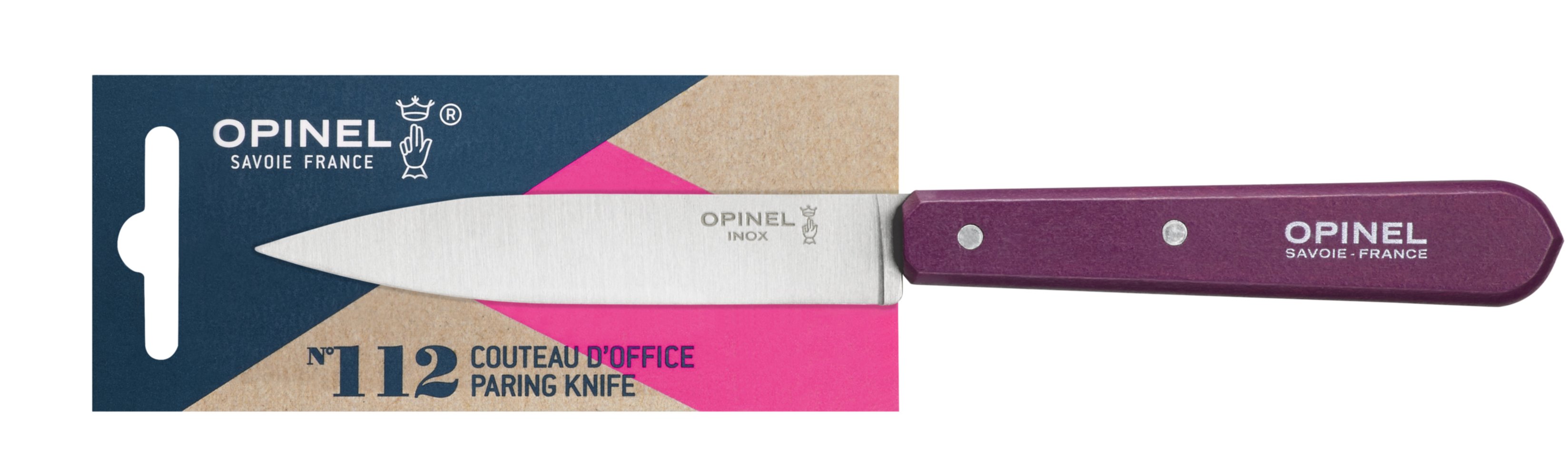 Couteau Office n°112 aubergine