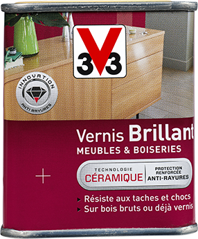 Vernis brillant meubles & boiseries incolore 1 L - V33