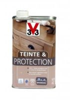 Teinte & protection meubles & boiseries mat chêne doré 0,5 L - V33