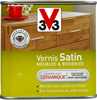 Vernis meubles & boiseries satin incolore 0,25 L - V33