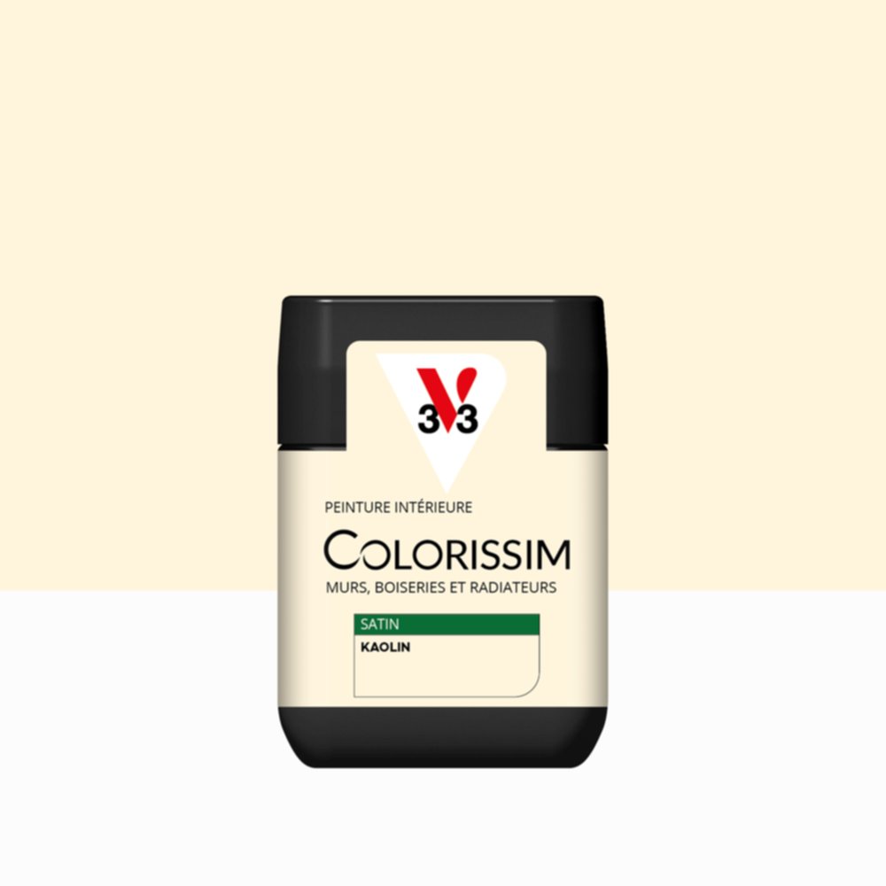 Peinture intérieure Colorissim® Kaolin Satiné 75ml - V33