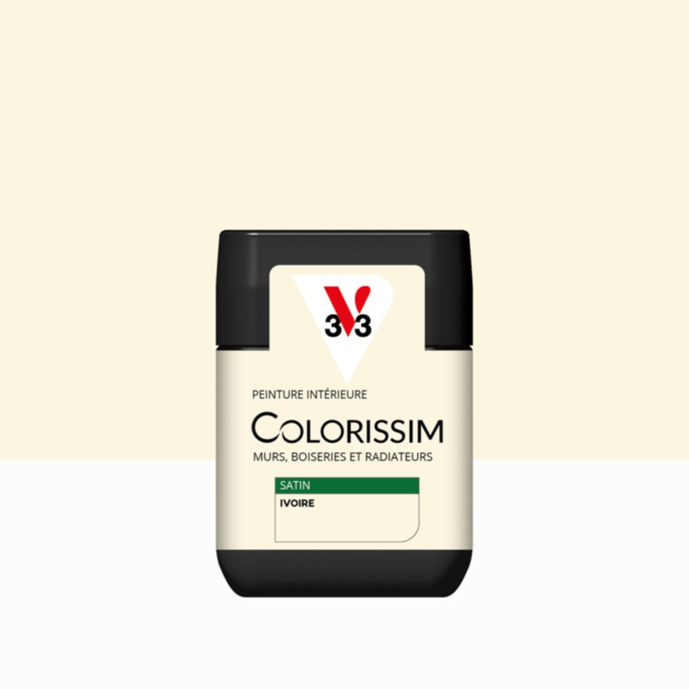 Peinture intérieure Colorissim® Ivoire Satiné 75ml - V33