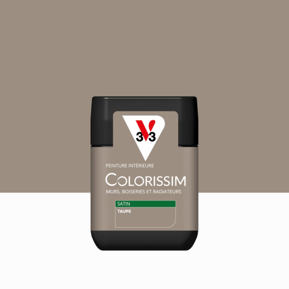 Peinture intérieure Colorissim® Taupe Satiné 75ml - V33