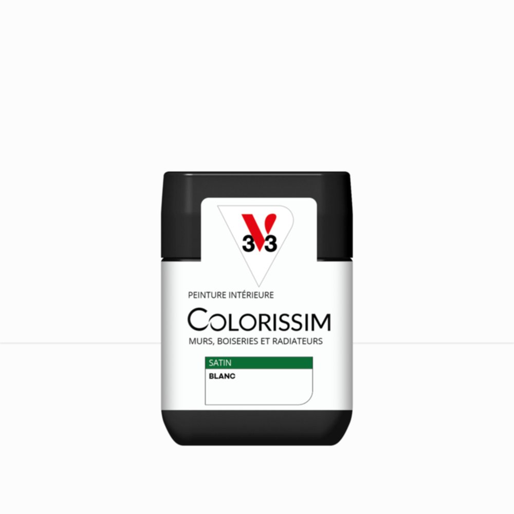 Peinture intérieure Colorissim® Blanc Satiné 75ml - V33
