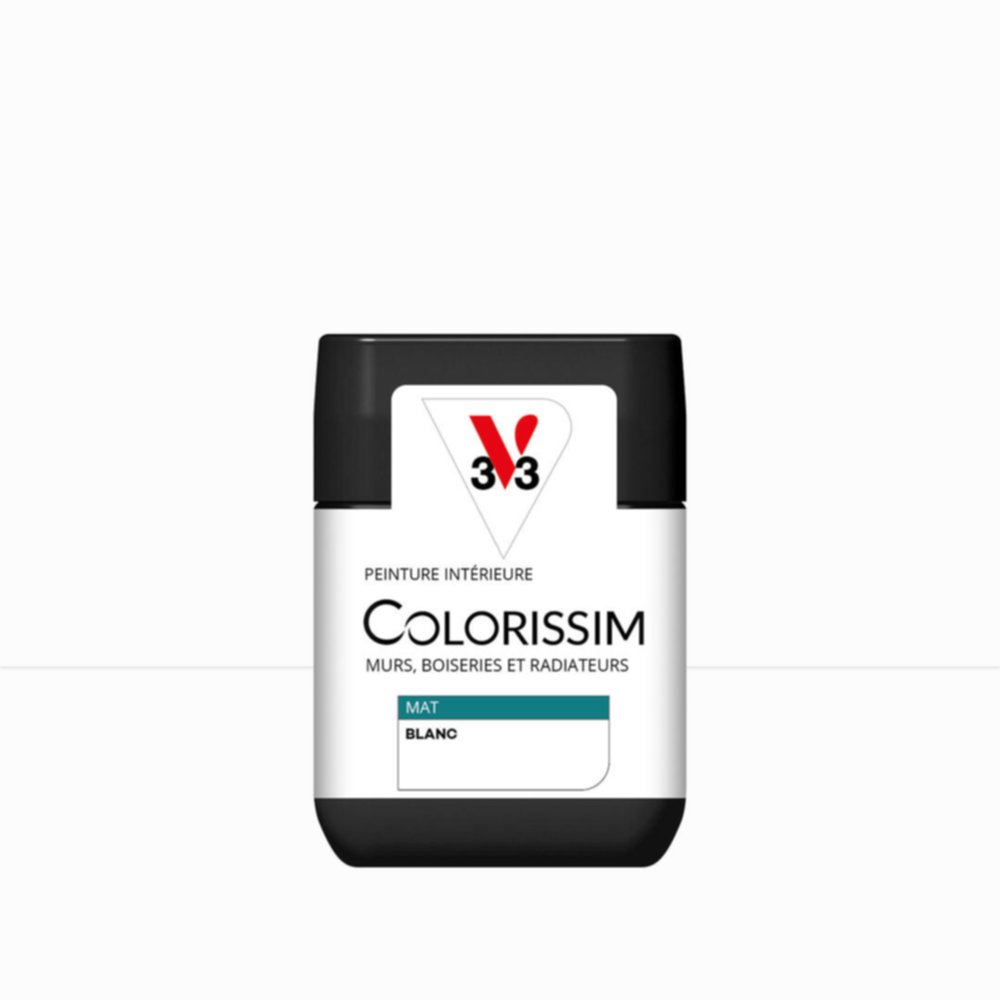 Peinture intérieure Colorissim® Blanc Mat 75ml - V33