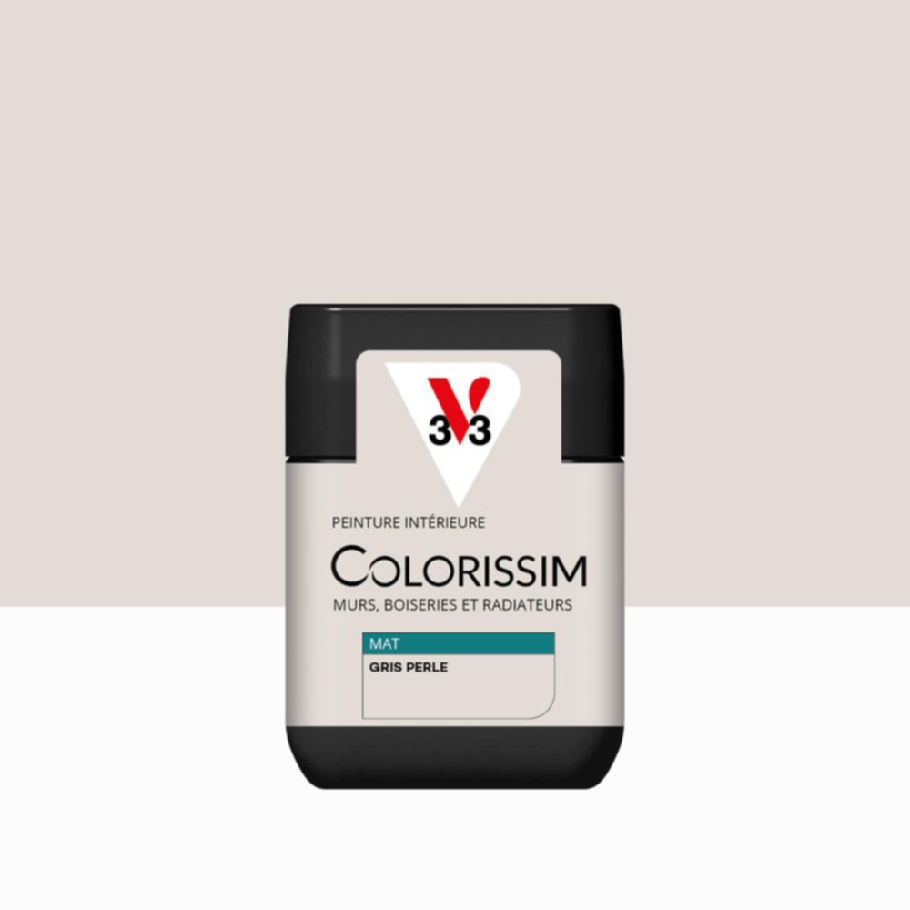 Peinture intérieure Colorissim® Gris Perle Mat 75ml - V33
