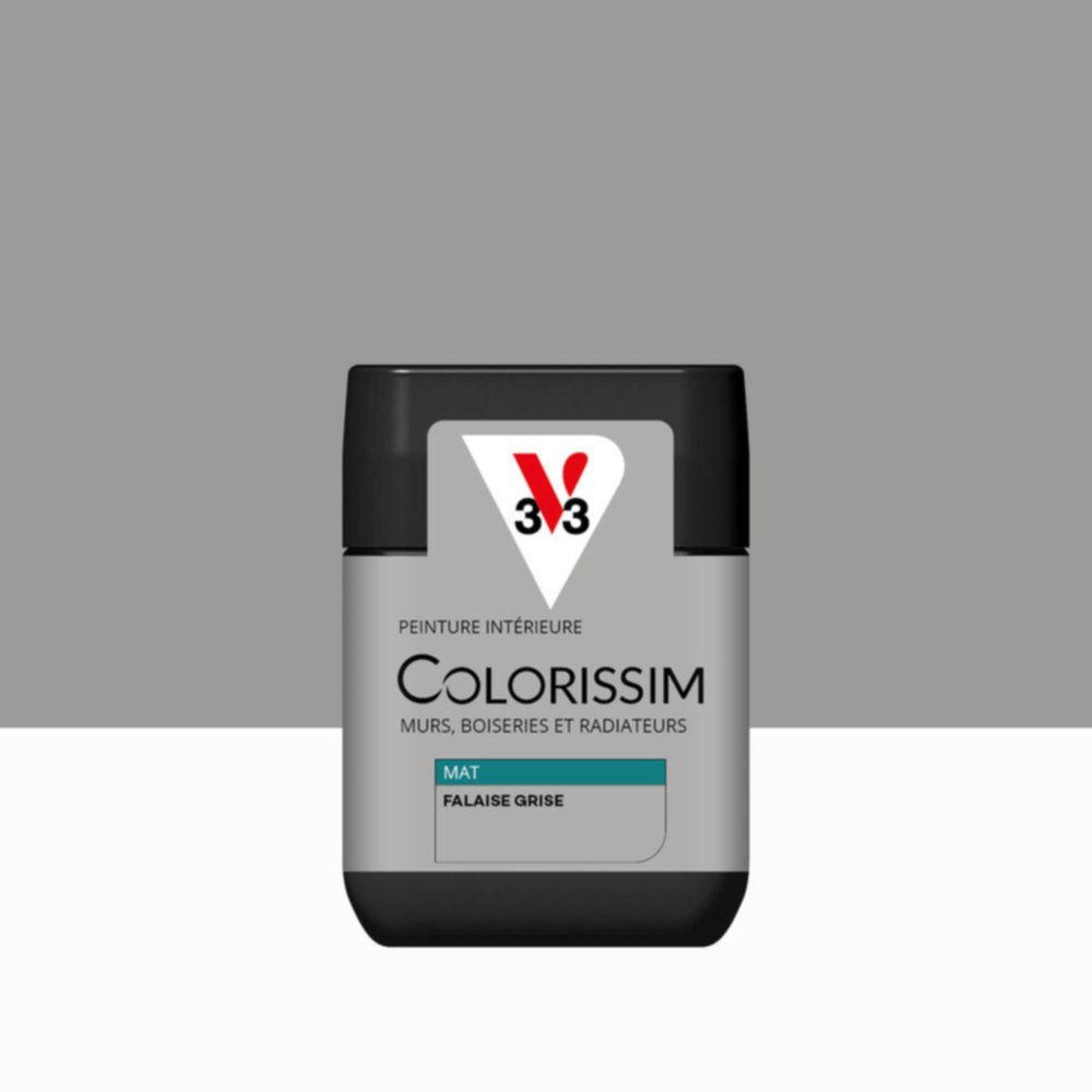 Peinture intérieure Colorissim® Falaise Grise Mat 75ml - V33