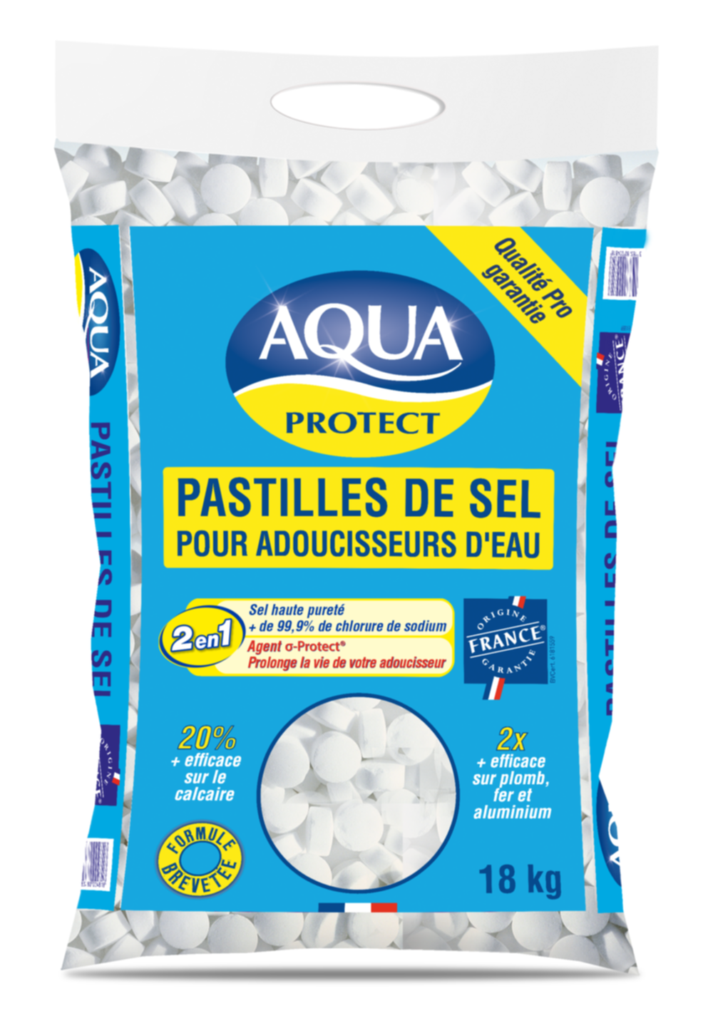Sel adoucisseur 2en1 Aqua Protect - AQPRO