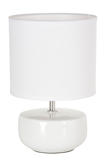 Lampe céramique blanc potery