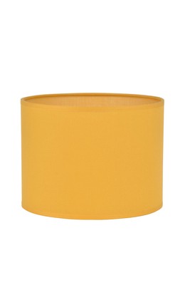 Abat-jour moutarde cylindre Ø20cm